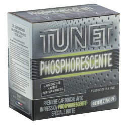 Cartouches Hautes Performances Niro phosphorescentes Acier/Zinc 12/70 35g N°2 bte de 25