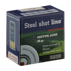 Cartouches Tunet Acier Haut Vol 12/70 HP 35g N°7 bte de 25