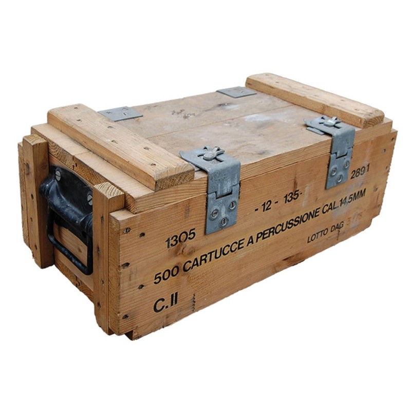 Caisse à munition en bois de surplus Caisse à munition en bois de surplus