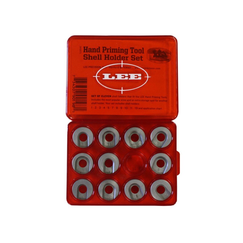 Lee Precision - Kit de 11 Shell Holders (support de douille) Auto-Prime Lee Precision - Kit de 11 Shell Holders (support de douille) Auto-Prime