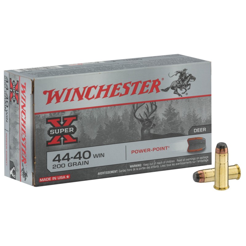 Munitions Cal. 44-40 Winchester bte de 50 Munitions Cal. 44-40 Winchester bte de 50