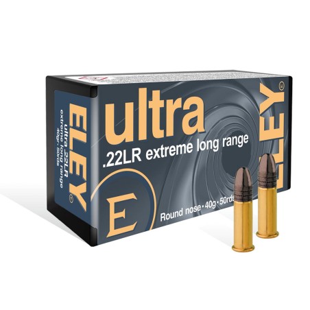 Cartouches Eley .22LR Extreme Long Range .22 LR bte de 50