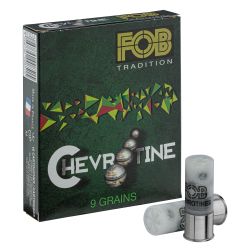 Cartouches Fob Tradition chevrotine - Cal. 12/70 bte de 10