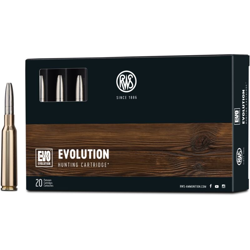 RWS Cal. 7x65R 159gr Evolution bte de 20 RWS Cal. 7x65R 159gr Evolution bte de 20
