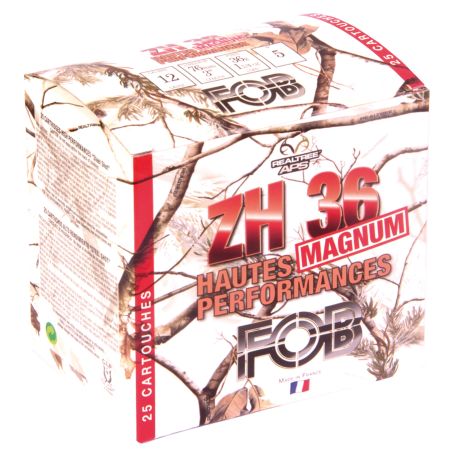 Cartouches Fob ZH Acier haute performance Magnum - Cal. 12/76 N°5 bte de 25