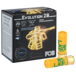 Cartouches Fob Evolution 20 - Cal. 20/70 N°7 bte de 25