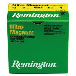 Cartouches Remington Nitro Magnum longue distance - Cal. 12/76 N°2 bte de 25