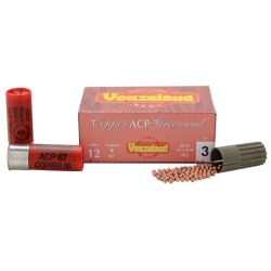 Cartouches Vouzelaud - Copper ACP Greenwad Tube plastique - Cal. 12/67 N°4 bte de 10