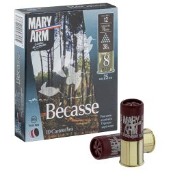 Cartouches Mary Arm Bécasse 38 BG- Cal. 12/70 N°9 bte de 10