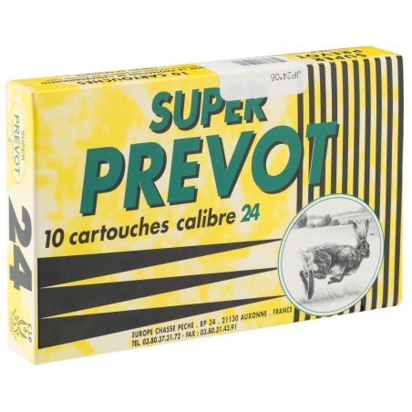 Cartouches Prévot Super Bourre Jupe - Cal. 24/65 N°8 bte de 10