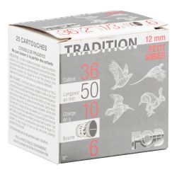 Cartouches Fob Tradition - Cal 12 mm N°6 bte de 25