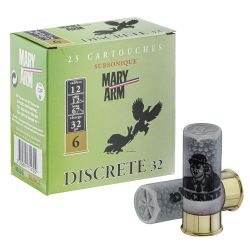 Cartouches Mary-Arm subsoniques - Cal. 12/67 N°9 bte de 25