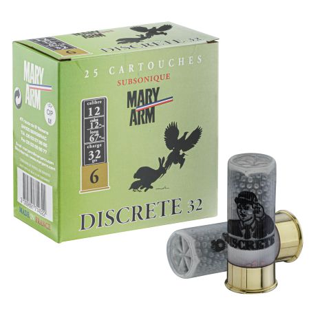 Cartouches Mary-Arm subsoniques - Cal. 12/67 N°9 bte de 25