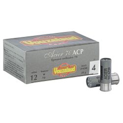 Cartouches Vouzelaud Acier 70 ACP Hautes Performances - Cal. 12/70 N°5 bte de 10