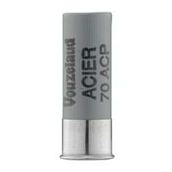 Cartouches Vouzelaud Acier 70 ACP Hautes Performances - Cal. 12/70 N°5 bte de 10
