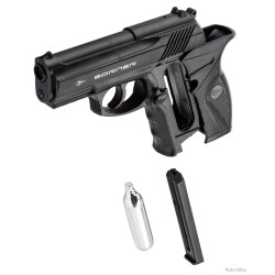 Pistolet CO2 culasse fixe BORNER C11 cal. 4.5mm BB's