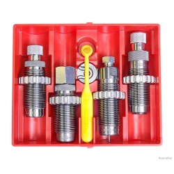 jeux de 4 outils carbure Deluxe armes de poing - Lee Precision 9 x 19
