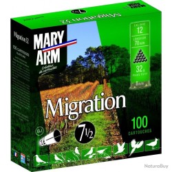 Cartouches Mary Arm Migration 32g - Cal. 12/70 N°7,5 bte de 100