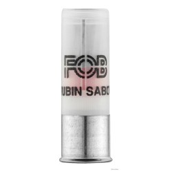 Cartouche Fob à balle Rubin sabot - Cal. 12/70 bte de 5