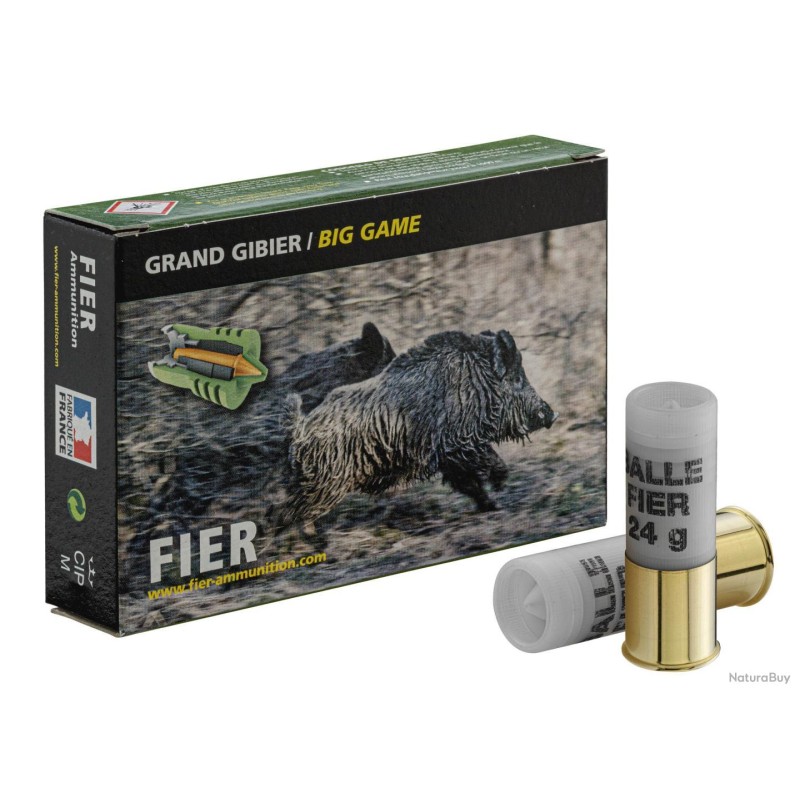 Cartouches Fier à balle Classic light  24 g -  Cal.12/70 bte de 5