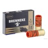 Cartouche Prevot à balle BRENNEKE ''S'' demi-blindée - Cal. 12/70
