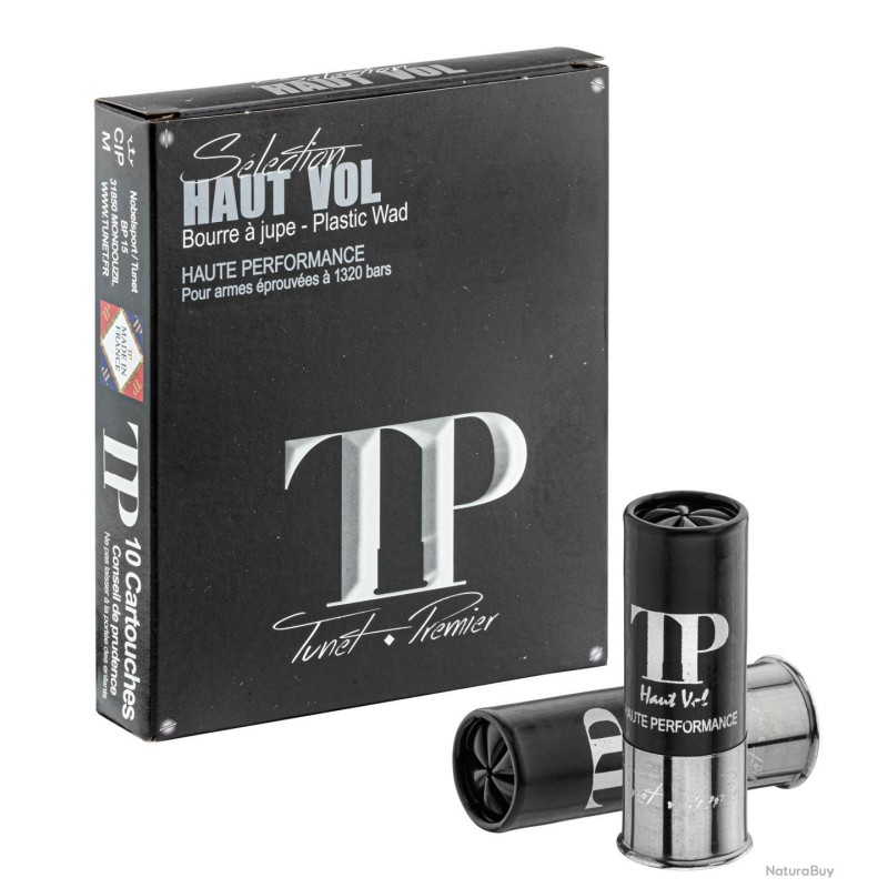 Cartouches TUNET Haut Vol 12/70 Plomb 5 N°5 bte de 10 Cartouches TUNET Haut Vol 12/70 Plomb 5 N°5 bte de 10