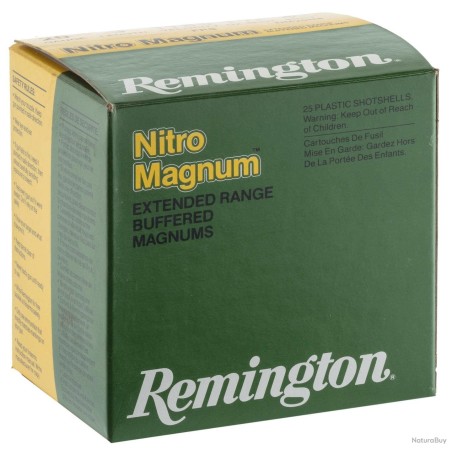 Cartouches Remington Nitro Magnum longue distance - Cal. 20/76 N°4 bte de 25