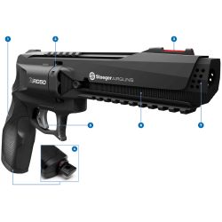 REVOLVER CO2 STOEGER XRD50 Cal. .50 12,6J + 50 billes