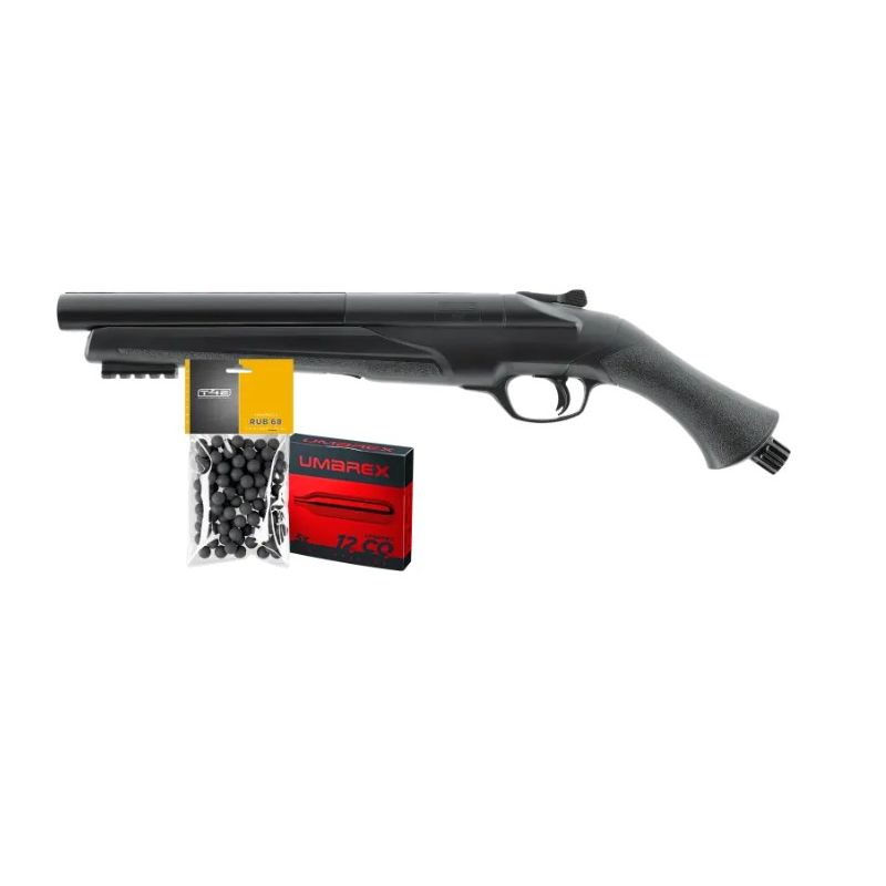 PACK PRET A TIRER T4E TS68 CAL 68 - 16J (100 BILLES ET 5 CARTOUCHES CO2)