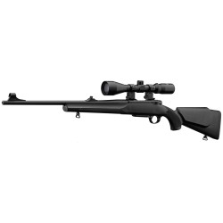 Pack Affût 222 Rem Soft Touch + Lunette 4-12 x 50 + Montages .222 Rem/