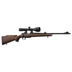 Pack carabine de chasse Affût Baldi CF01 222 Rem aspect bois   + Lunette 3-12 x 56 + Montages .222 Rem/