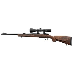 Pack carabine de chasse Affût Baldi CF01 222 Rem aspect bois   + Lunette 3-12 x 56 + Montages .222 Rem/